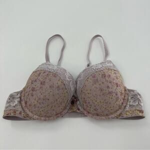 Victoria’s Secret Purple Floral Perfect Shape Bra